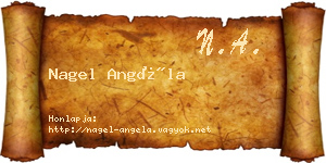 Nagel Angéla névjegykártya